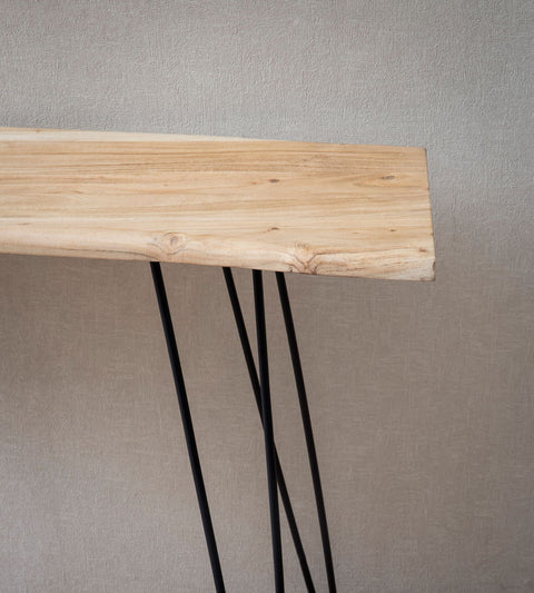 Rootz Chic Console Table - Modern Console Table - Expressive Furniture - Handmade Quality - 150cm x 36cm x 75cm
