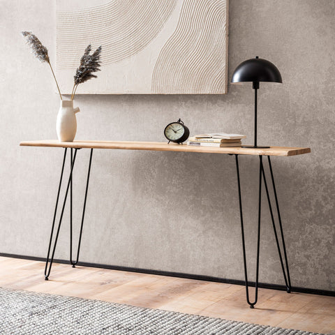 Rootz Chic Console Table - Modern Console Table - Expressive Furniture - Handmade Quality - 150cm x 36cm x 75cm
