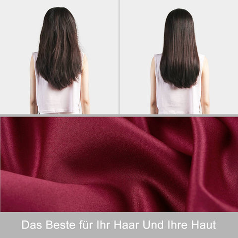 Rootz Satin Pillowcase Set - Silk Pillow Covers - Hair Care - 40x60cm - Hidden Zipper - Breathable & Moisture-Wicking Polyester