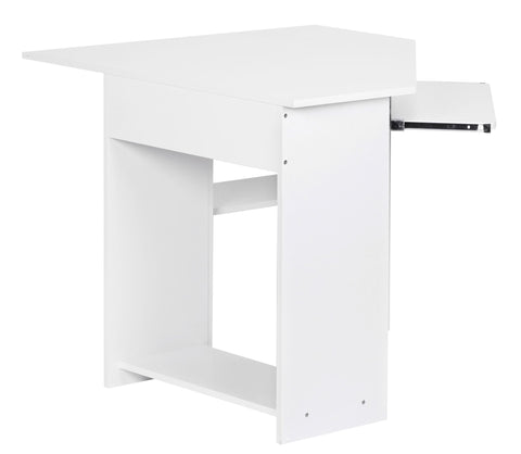 Rootz Corner Desk - Modern Office Desk - Computer Table - Generous Storage - 127cm x 73cm x 88.5cm