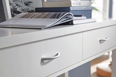 Rootz Modern Desk - Home Office Desk - Writing Table - Timeless Design - Elegant Accent - Plenty of Storage Space - 120cm x 50cm x 77cm