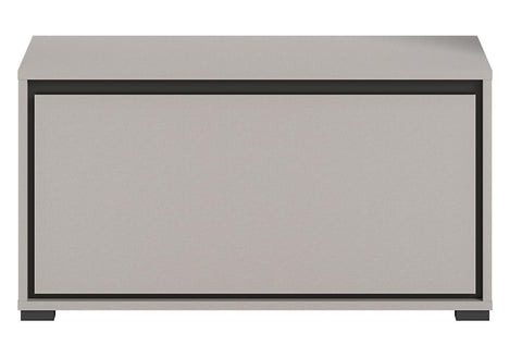 Rootz Wooden Wardrobe - Gray Entryway Furniture - Storage Bench - Sustainable design - 85cm x 45cm x 37cm, FSC Certified