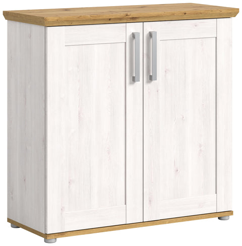 Rootz Verona Chest of Drawers - Sideboard Cabinet - Artisan Oak - Sibiu Larch - 95cm x 92cm x 39cm - Sustainable Design - FSC Certified.
