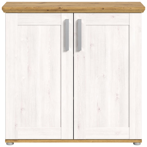 Rootz Verona Chest of Drawers - Sideboard Cabinet - Artisan Oak - Sibiu Larch - 95cm x 92cm x 39cm - Sustainable Design - FSC Certified.