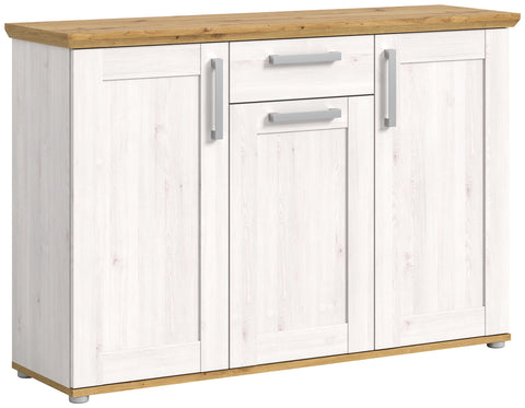 Rootz Verona Chest of Drawers - Sideboard - Cabinet - Sibiu Larch Nb - Artisan Oak Nb - 137cm x 92cm x 39cm