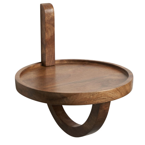 Rootz Modern Design Wall Shelf - Floating Shelf - Handmade - Natural Wood Grain - Storage Space for Plants and Decor - 30cm x 33cm x 30cm
