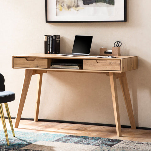 Rootz Scandinavian Desk - Work Table - Dressing Table - Versatile Use - 120cm x 55cm x 77cm
