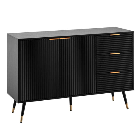 Rootz Stylish Chest of Drawers - Modern Dresser - Elegant Storage Unit - Ample Storage, Anti-Slip Design - 120cm x 80cm x 40cm