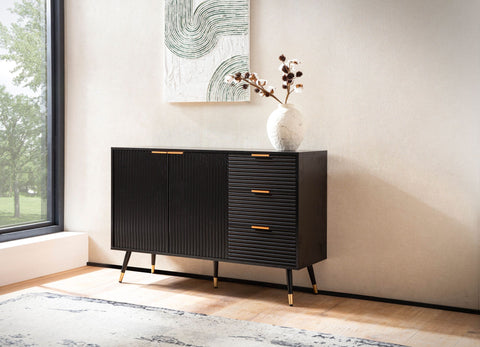 Rootz Stylish Chest of Drawers - Modern Dresser - Elegant Storage Unit - Ample Storage, Anti-Slip Design - 120cm x 80cm x 40cm