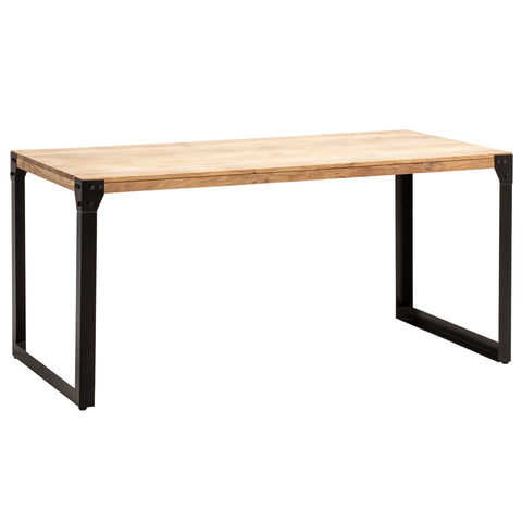 Rootz Industrial Dining Room Table - Massive Table - Rectangular Table - Unique Handcrafted Design - 180cm x 90cm x 76cm