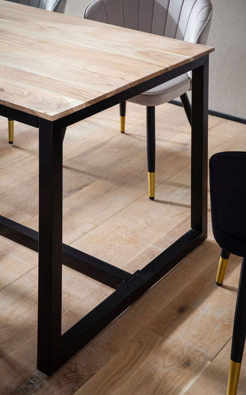 Rootz Dining Table - Loft Style - Modern Dining Table - Handcrafted Unique Design - Seats 10 - 200cm x 100cm x 76cm