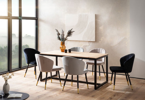 Rootz Dining Table - Loft Style - Modern Dining Table - Handcrafted Unique Design - Seats 10 - 200cm x 100cm x 76cm