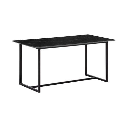 Rootz Large Dining Room Table - Modern Dining Table - Marble Look Table - Seats 10, Anti-Slip, 200cm x 90cm x 76cm