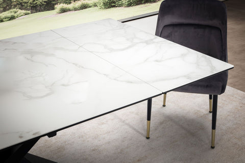 Rootz Large Dining Room Table - Modern Design - Rectangular Table - Space for 12 - 180-260cm x 95cm x 76cm