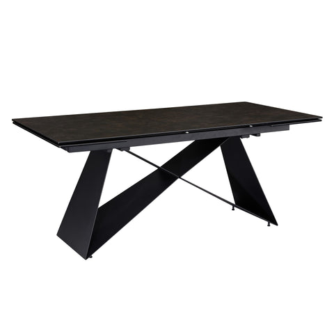 Rootz Large Dining Room Table - Modern Design - Rectangular Table - Seats 12 - 180-260cm x 95cm x 78cm
