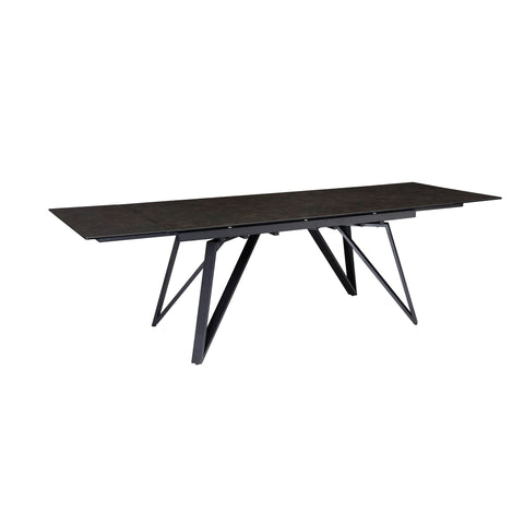 Rootz Modern Dining Table - Large Dining Table - Rectangular Dining Table - Seats 12 - 180-260cm x 95cm x 76cm