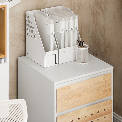 Rootz Filing Cabinet - Storage Organizer - MDF Wood Cabinet - Natural Charm - 40cm x 63cm x 40cm