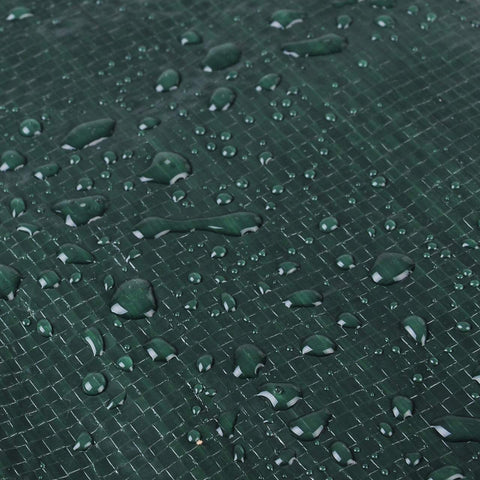 Rootz Furniture Cover - Garden Protective Case - UV Resistant - Weatherproof - Tear-Resistant PE - Easy to Use - Green - 100g/m² - 110x110x70cm