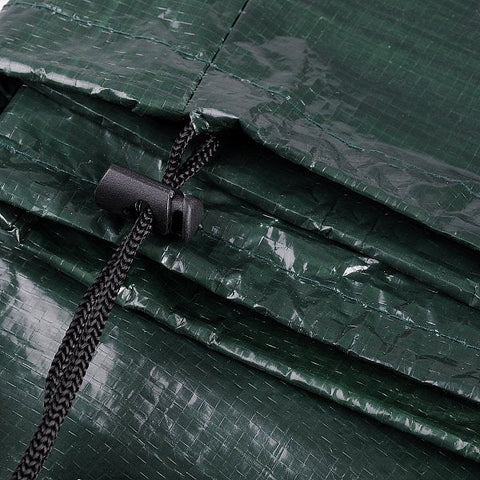 Rootz Furniture Cover - Garden Protective Case - UV Resistant - Weatherproof - Tear-Resistant PE - Easy to Use - Green - 100g/m² - 110x110x70cm