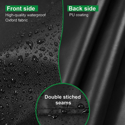 Rootz Outdoor Furniture Cover - Garden Tarpaulin - Protective Patio Cover - 420D Oxford Fabric - Waterproof - Windproof Design - 110cm x 90cm x 85cm