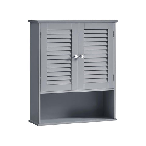 Rootz Bathroom Cabinet - Storage Unit - Organizer - MDF Construction - Mystical Gray - 30cm x 30cm x 82cm - Lightweight - Sturdy - Easy Assembly