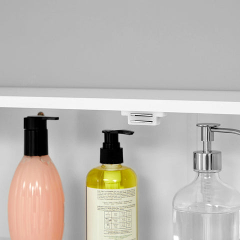 Rootz Wall Mounted Bathroom Cabinet - Space-Saving Storage - Wall Cupboard - Keeps Bathroom Tidy - 60cm x 18cm x 60cm