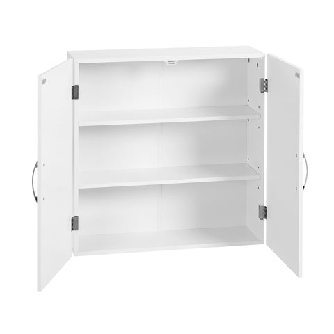 Rootz Wall Mounted Bathroom Cabinet - Space-Saving Storage - Wall Cupboard - Keeps Bathroom Tidy - 60cm x 18cm x 60cm