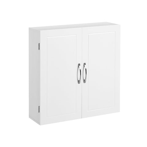 Rootz Wall Mounted Bathroom Cabinet - Space-Saving Storage - Wall Cupboard - Keeps Bathroom Tidy - 60cm x 18cm x 60cm