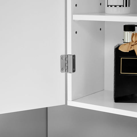 Rootz Wall Mounted Bathroom Cabinet - Space-Saving Storage - Wall Cupboard - Keeps Bathroom Tidy - 60cm x 18cm x 60cm