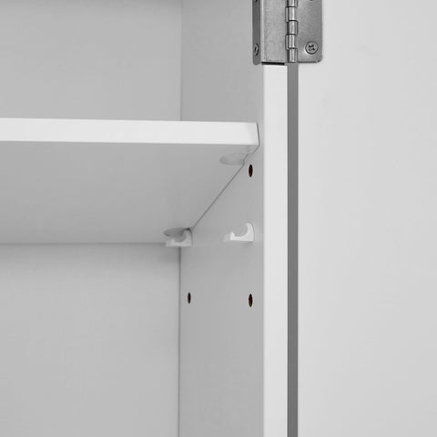 Rootz Wall Mounted Bathroom Cabinet - Space-Saving Storage - Wall Cupboard - Keeps Bathroom Tidy - 60cm x 18cm x 60cm