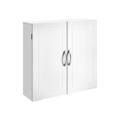 Rootz Bathroom Cabinet - Storage Shelves - Cloud White Organizer - Space-Saving Design - 30cm x 60cm x 60cm