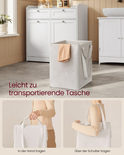 Rootz Bathroom Cabinet - Storage Unit - Laundry Organizer - Ample Storage - 40 x 78.9 x 80.2 cm - White