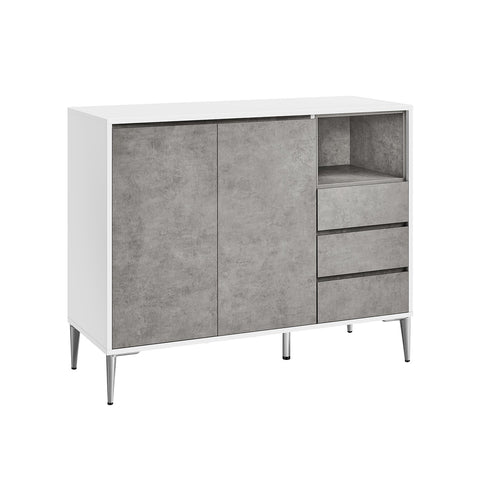 Rootz Storage Cabinet - Cupboard - Organizer - Modern Design - 90cm x 40cm x 120cm