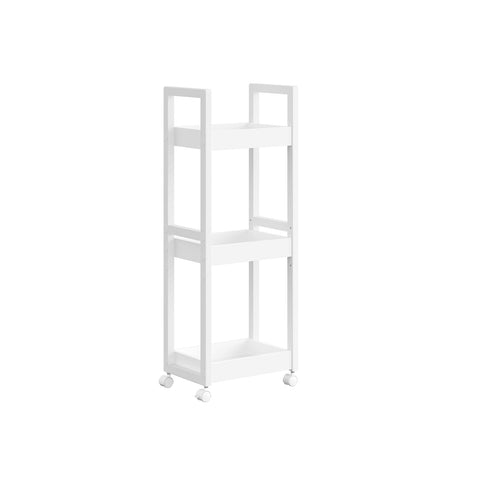Rootz Bathroom Shelf - 3 Levels - Space-Saving Storage - MDF & Bamboo - 20cm x 30cm x 80cm