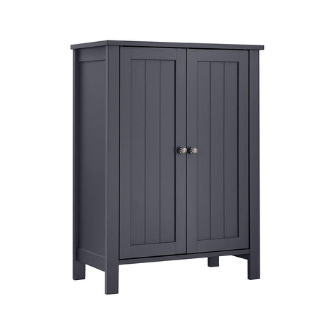 Rootz Gray Bathroom Cabinet - Storage Cupboard - Organizer - MDF Construction - 60cm x 30cm x 80cm