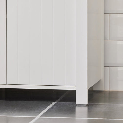 Rootz Sink Base Cabinet - Bathroom Cabinet - Under Sink Storage - Adjustable Shelf - Moisture Resistant - Easy Assembly - 60cm x 65.5cm x 34cm