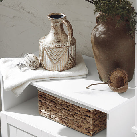 Rootz Bathroom Dresser - Storage Cabinet - Hall Closet - Adjustable Shelf - Anti-Tip Safety - Spacious Design - 60cm x 86cm x 33cm