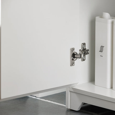 Rootz Sink Base Cabinet - Bathroom Cabinet - Washbasin Stand - Moisture Resistant - Easy Assembly - MDF Construction - 60cm x 60cm x 30cm