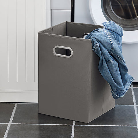 Rootz Linen Cabinet with Laundry Basket - Laundry Collector - Laundry Sorter - Anti-Tip Safety - Accessory Drawer - MDF Construction - 40cm x 86cm x 39cm