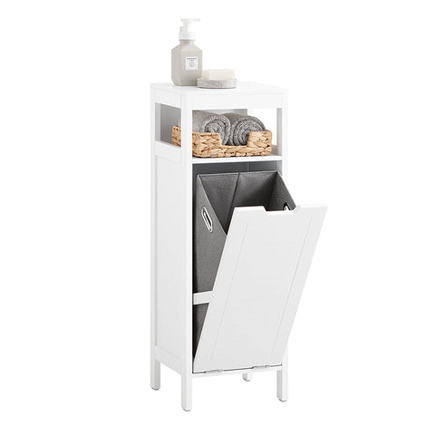 Rootz Laundry Shelf - Linen Storage Rack - Bathroom Storage Organizer - MDF Construction - 30cm x 90cm x 30cm