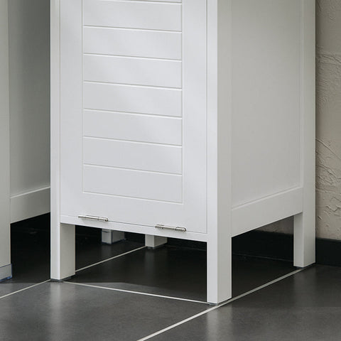 Rootz Laundry Shelf - Linen Storage Rack - Bathroom Storage Organizer - MDF Construction - 30cm x 90cm x 30cm