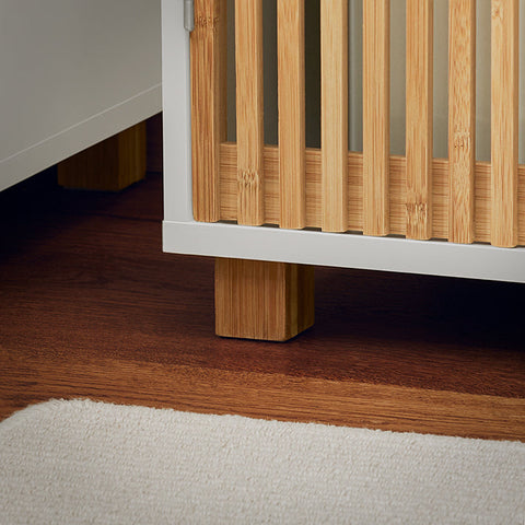 Rootz Sink Base Cabinet - Bathroom Cabinet - Under Sink Storage - Durable Bamboo Doors - Siphon Recess - Easy Assembly - 60cm x 60cm x 33cm