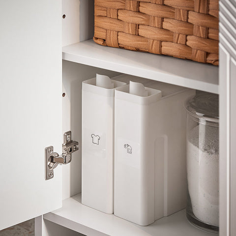 Rootz MDF Base Cabinet - Bathroom Storage Unit - Adjustable Shelves Organizer - Space-Saving Design - 60x61x30cm
