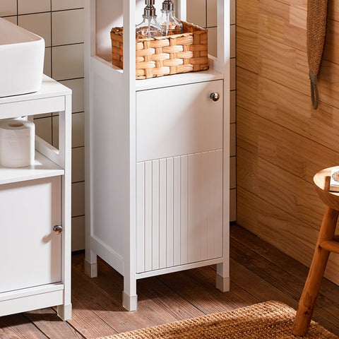 Rootz Single Cabinet - Storage Shelf - Adjustable Organizer - Customizable Heights - MDF, 30x89x30cm
