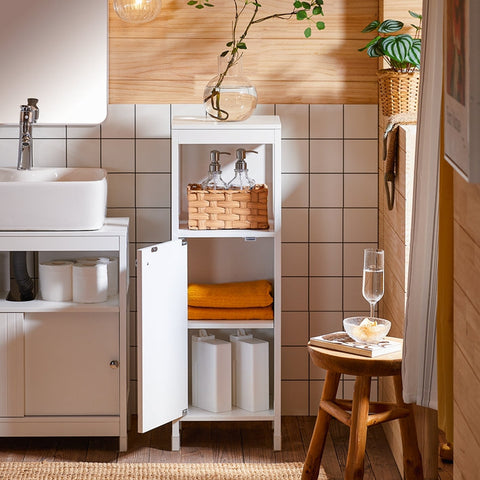 Rootz Single Cabinet - Storage Shelf - Adjustable Organizer - Customizable Heights - MDF, 30x89x30cm