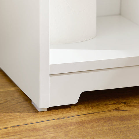 Rootz Modern Bathroom Cabinet - Vanity Storage - Toilet Organizer - Waterproof - 50cm x 86cm x 21cm