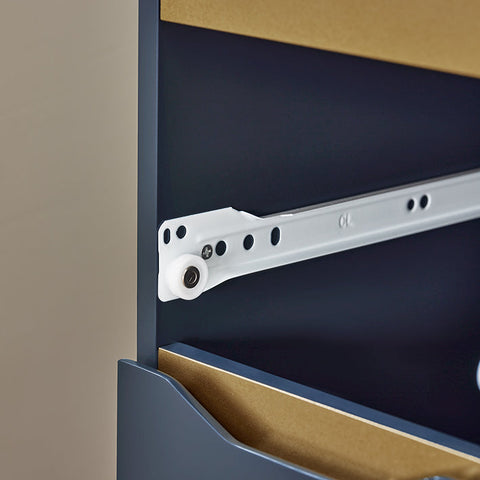 Rootz Rolling Niche Shelf - Mobile Storage Cart - Gap Organizer - 14.2kg Load - 20x70x60cm - Ideal for Tight Spaces & Easy Mobility