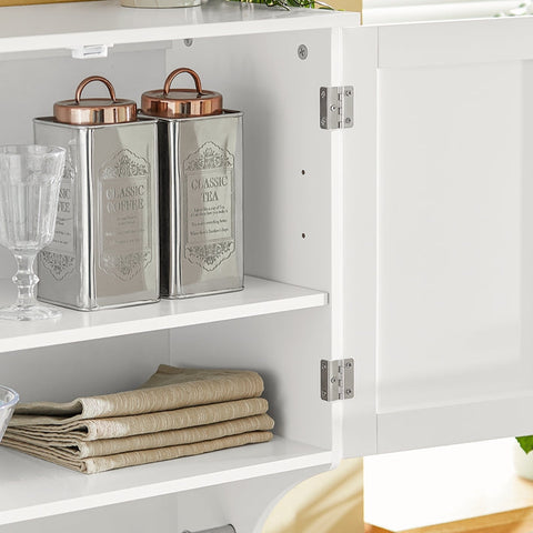 Rootz Bathroom Wall Cabinet - Medicine Cabinet - Storage Closet - Adjustable Shelf - Magnetic Lock - Towel Holder - 60cm x 60cm x 30cm