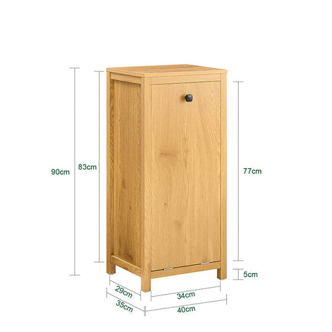 Rootz Laundry Cabinet Set - Tall Cabinet - Laundry Organizer - Anti-Tip Device - 40cm x 90cm x 35cm - 99cm x 43cm x 16cm Packaged