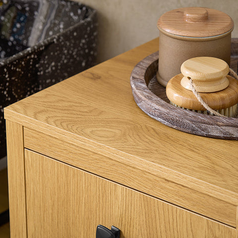 Rootz Laundry Cabinet Set - Tall Cabinet - Laundry Organizer - Anti-Tip Device - 40cm x 90cm x 35cm - 99cm x 43cm x 16cm Packaged